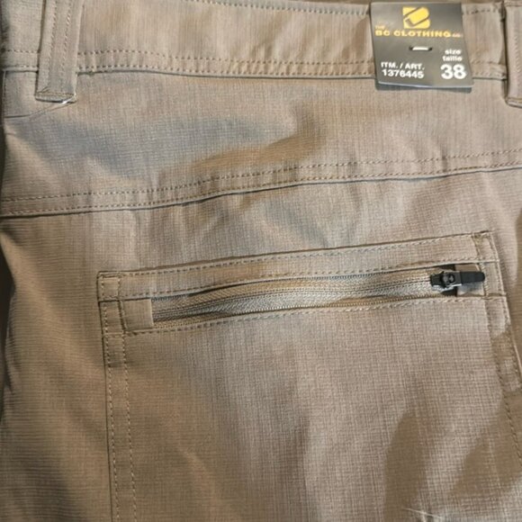 B.C Clothing Shorts 100% Polyester Size 38 - Picture 2 of 7